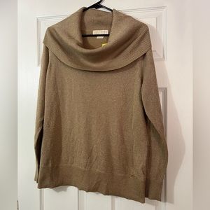 Michael Kors sparkling gold sweater size 1X